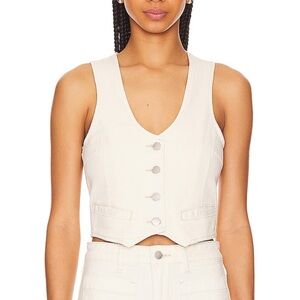 ROLLA's Jeans Dallas Vest in Buttercream